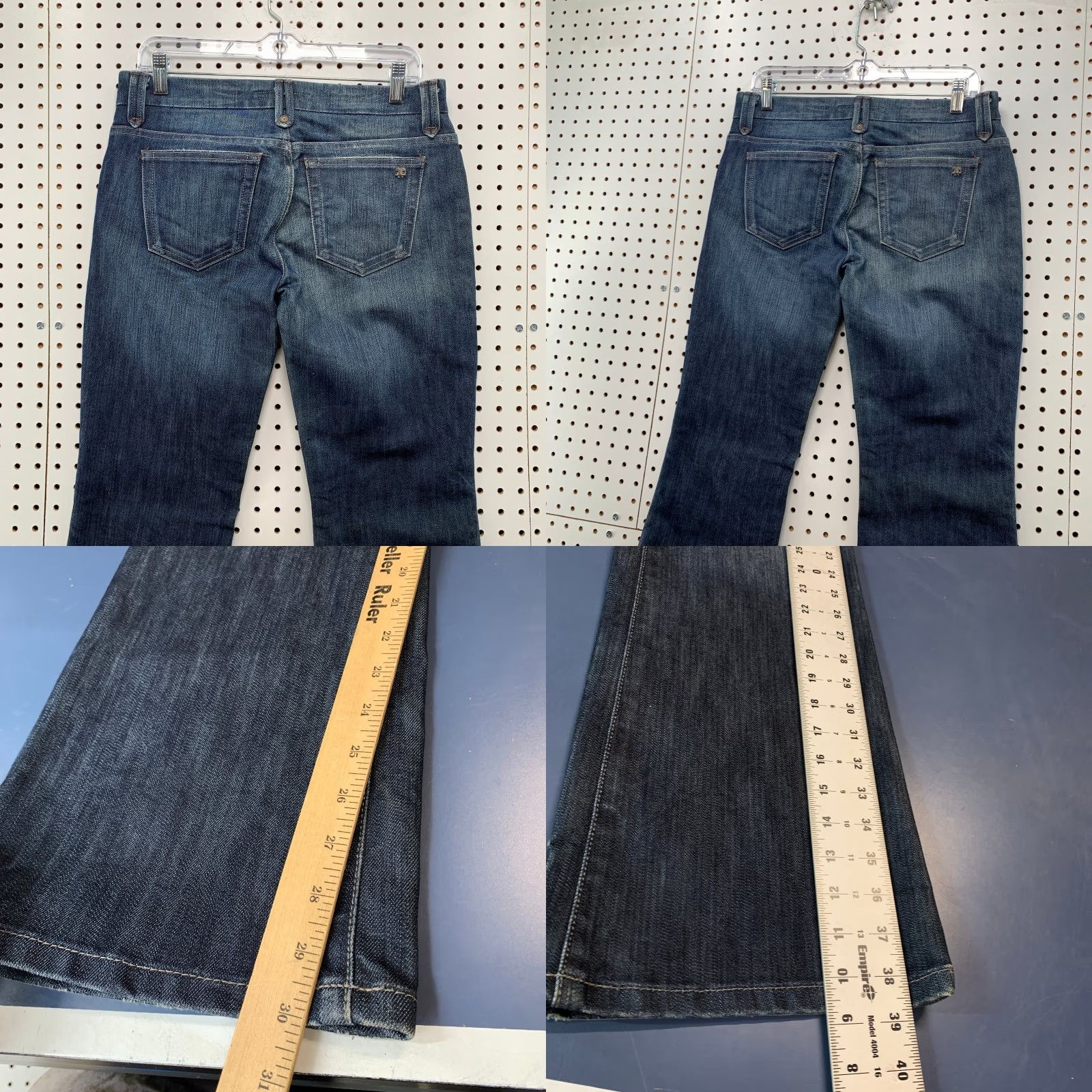 Vintage Joe's Jeans Provocateur Jeans Womens Bootcut Denim Dark Stretch 29 Blue 31x30 Jeans Women Size 29" - 8 Thumbnail
