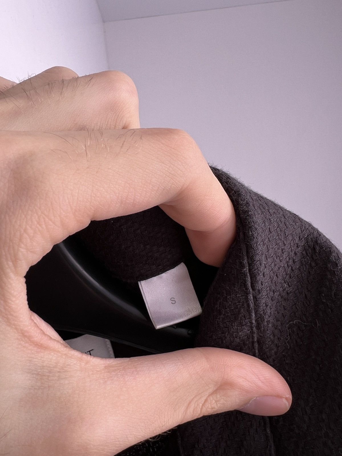 Vintage × Yves Saint Laurent Vintage Yves Saint Laurent Luxury Black Button up Shirt Size US S / EU 44-46 / 1 - 9 Thumbnail