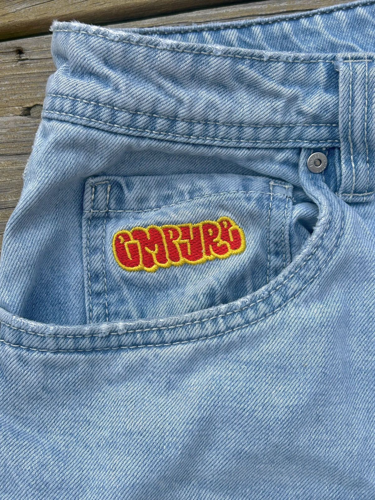 Empyre Y2K Empyre Boombox Light Wash Loose Fit Skate Jeans Size US 28 / EU 44 - 2 Thumbnail