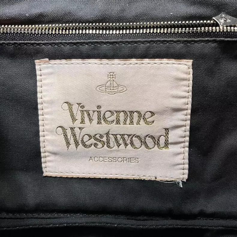 Vivienne Westwood Vivienne Westwood Black stitched Saturn mailbag Size ONE SIZE - 9 Thumbnail