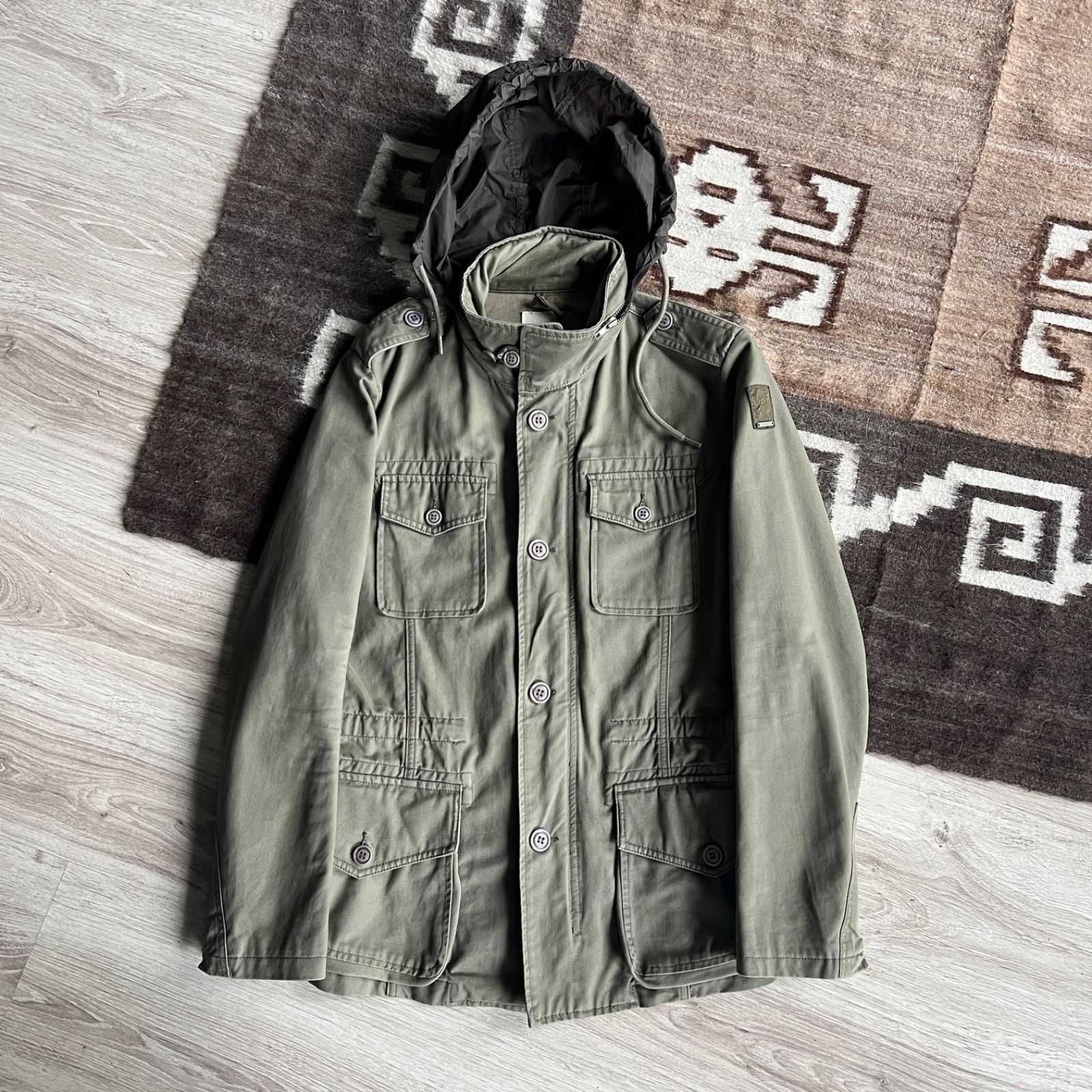 Diesel Y2K Military Army Khaki M65 Jacket 9888AC