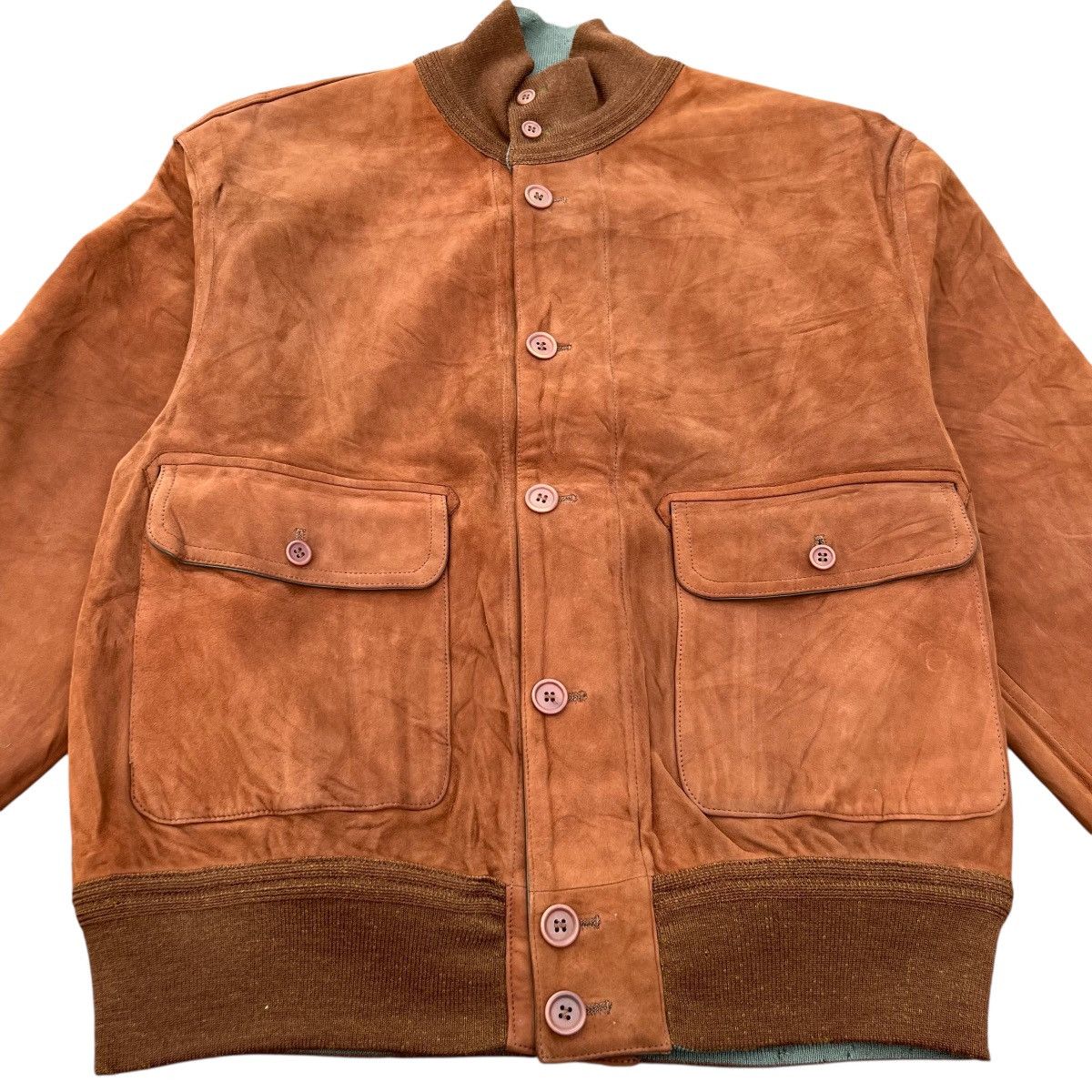 Vintage 70s Schiatti Deer Leather Reversible Jacket Size US M / EU 48-50 / 2 - 14 Thumbnail