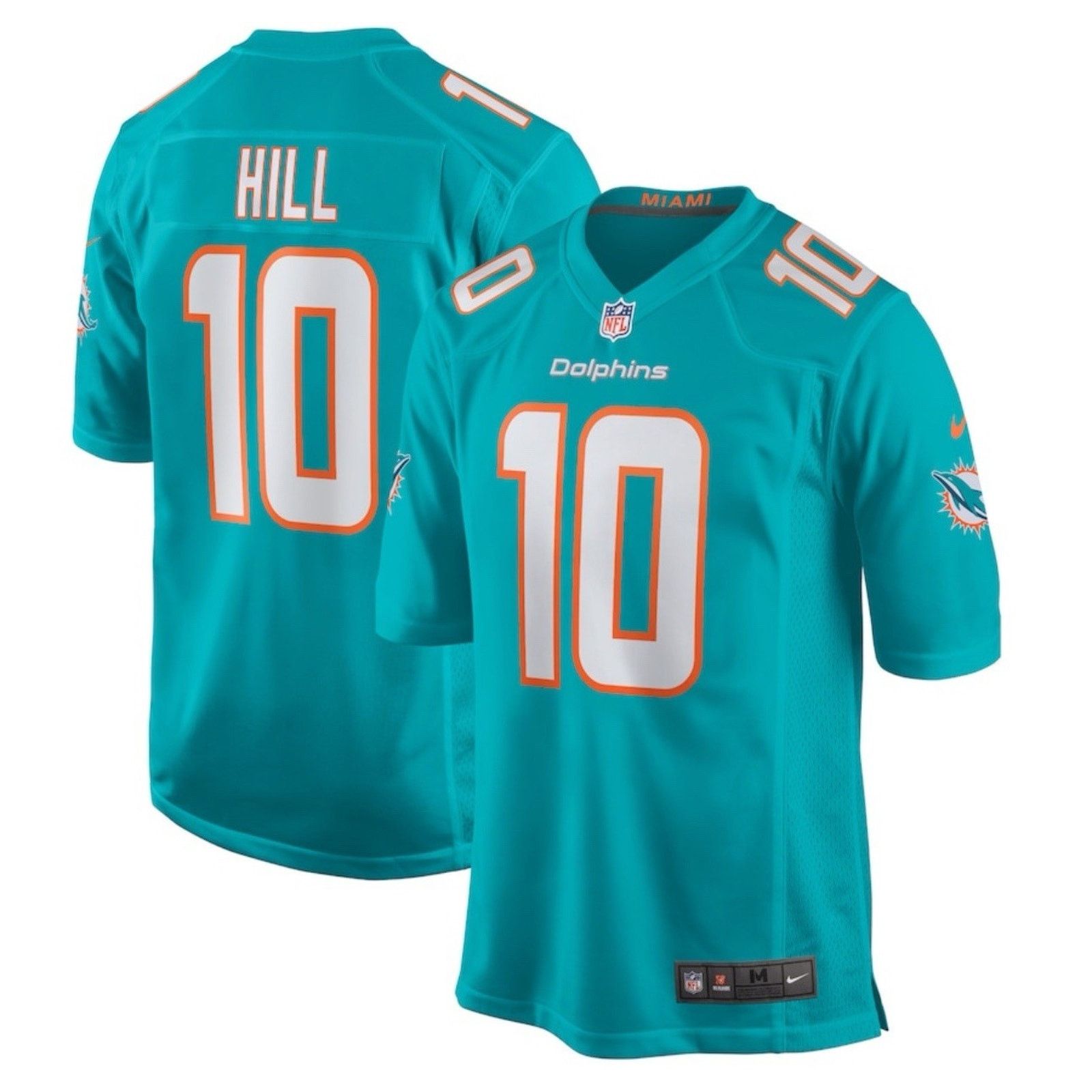 Nike NFL XL Men’s #10 Tyreek Hill Miami Dolphins Game Jersey