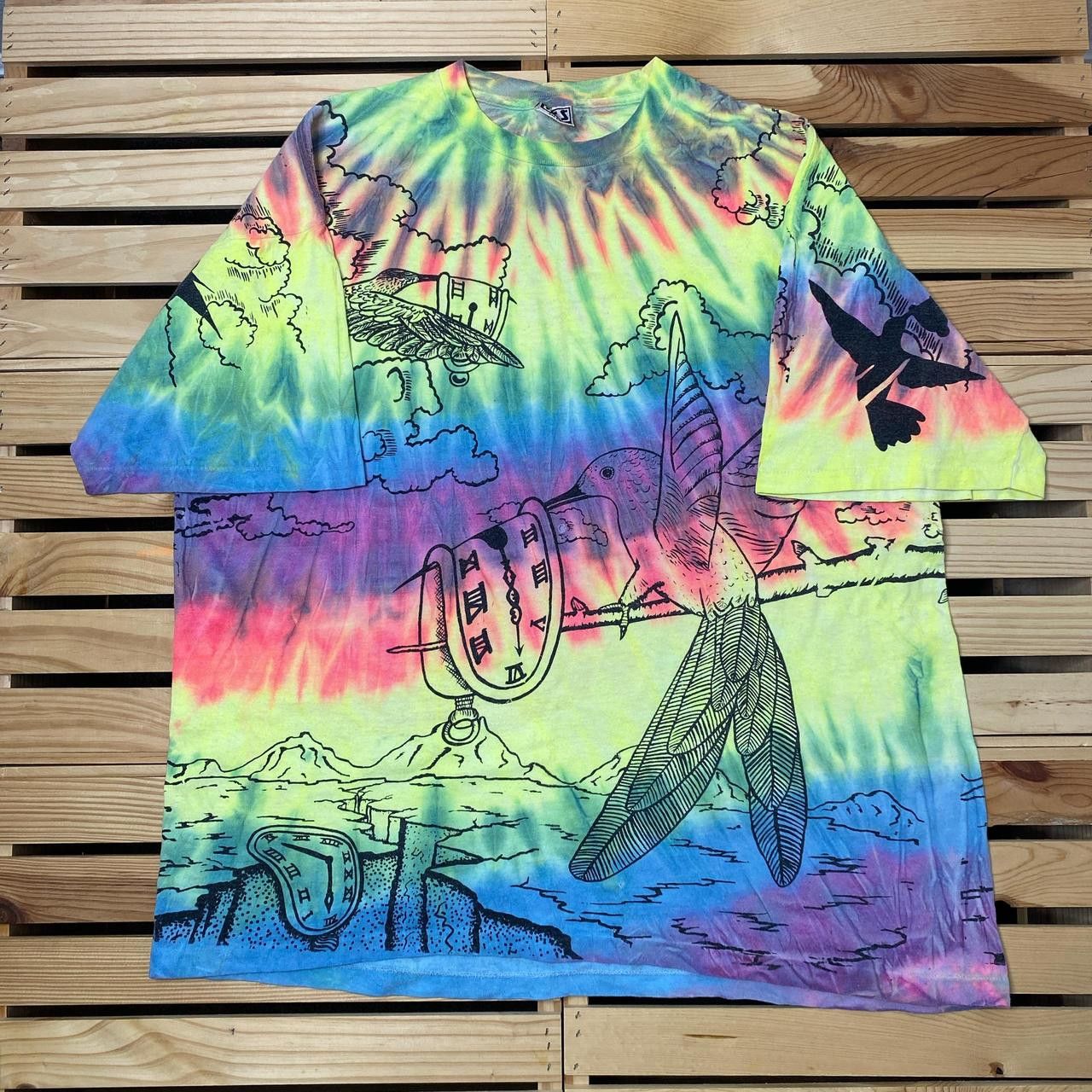 Other Vintage Salvador Dali Tie-Dye AOP Art Tee Size XL Size US XXL / EU 58 / 5 - 1 Thumbnail