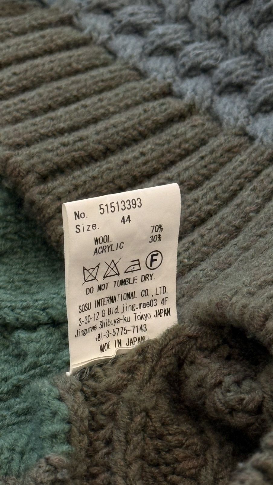 Maison MIHARA YASUHIRO Mihara Yasuhiro Patchwork Knit Pullover Size US S / EU 44-46 / 1 - 10 Thumbnail