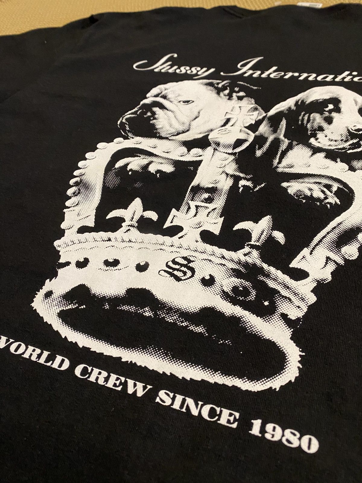 Stussy Stussy Dog Crown Tee Black Size US L / EU 52-54 / 3 - 4 Thumbnail