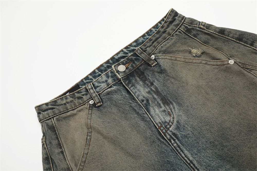 Vintage Distressed men's punk high street dirty vintage ripped jeans Size US 32 / EU 48 - 3 Thumbnail