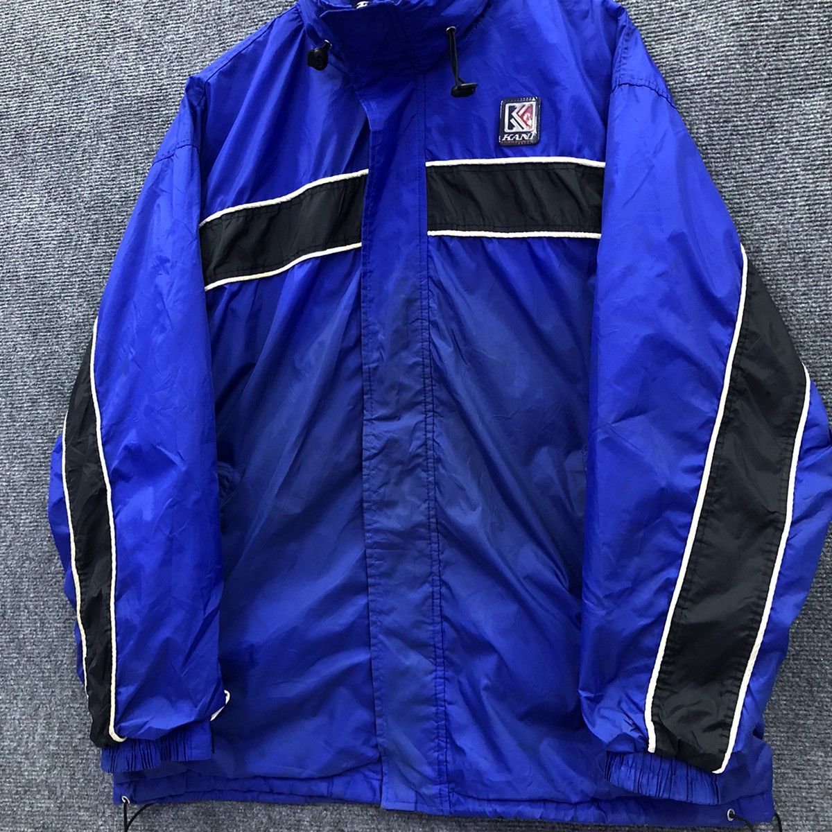 Vintage Vintage Karl Kani Spellout Embroidered Windbreaker Jacket Size US L / EU 52-54 / 3 - 13 Thumbnail