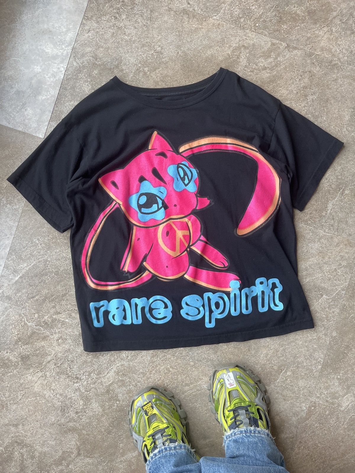 Joy Divizn × Siberia Hills Rare Spirit Spiritual Children Siberia Hills Pokémon Mew Tee Size US M / EU 48-50 / 2 - 6 Thumbnail
