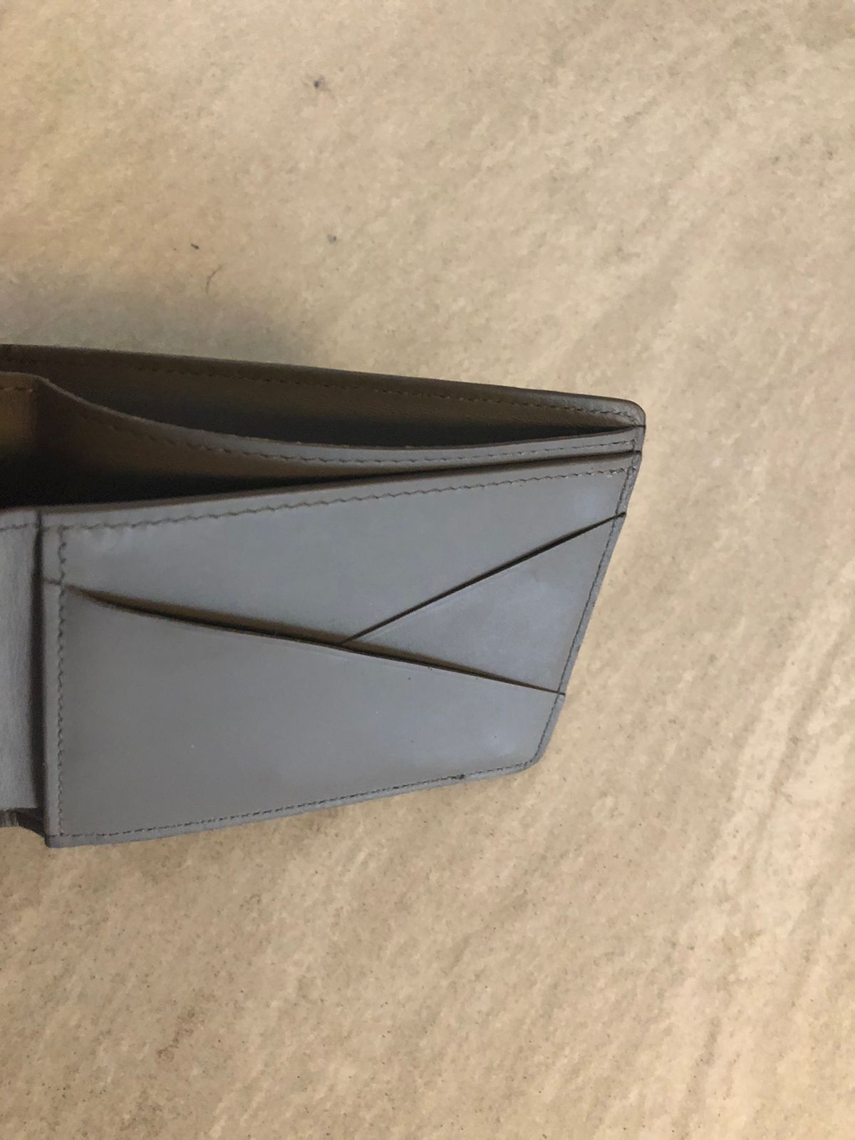 Louis Vuitton Louis Vuitton Multiple Wallet Grey Calf Leather Monogram Size ONE SIZE - 8 Thumbnail
