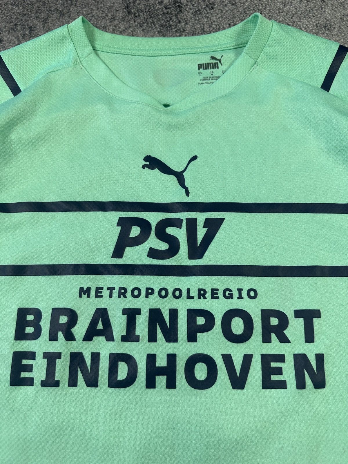 Puma Puma PSV 10 Madueke Soccer Jersey Streetwear Rare L USA Y2K Size US L / EU 52-54 / 3 - 2 Thumbnail