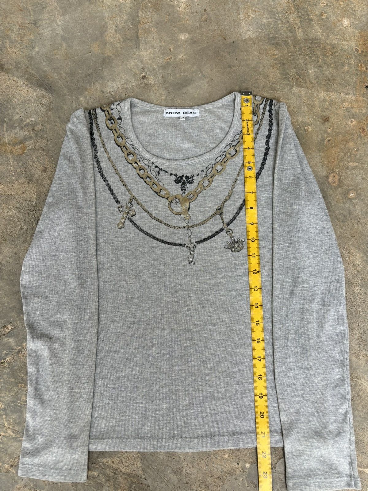 If Six Was Nine × Japanese Brand × Tornado Mart Y2k Know Beas necklace style Longsleeve Size M / US 6-8 / IT 42-44 - 8 Thumbnail