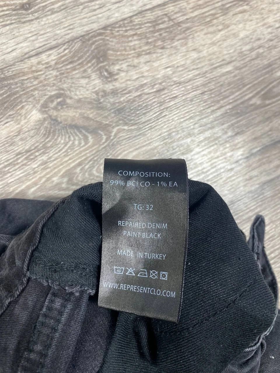 Represent Clo. Represent Men's Essential Denim Black Size 32 Size US 32 / EU 48 - 3 Thumbnail