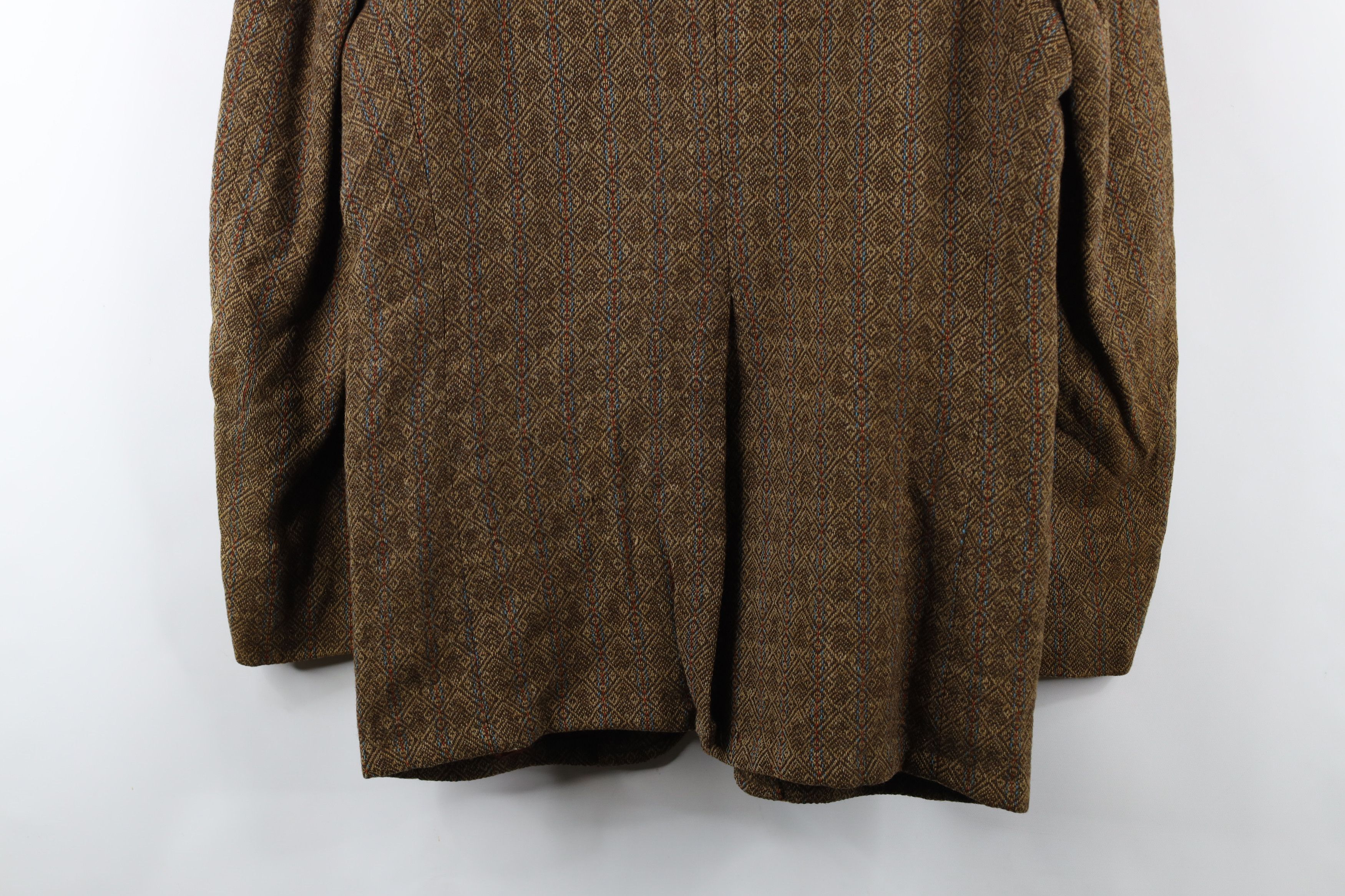 Vintage Vintage 60s 70s Streetwear Geometric Coat Blazer Jacket USA Size US L / EU 52-54 / 3 - 15 Thumbnail
