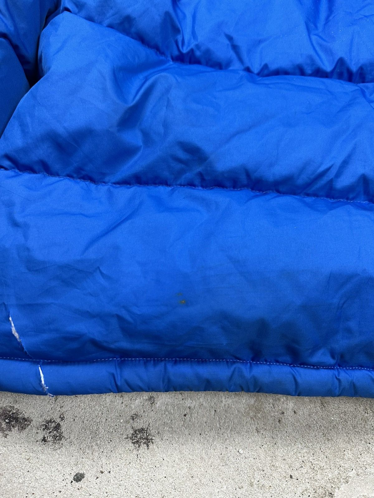 Nike × Vintage Vintage Y2K Nike Blue Down Puffer Hooded Jacket Swoosh Big Size US S / EU 44-46 / 1 - 11 Thumbnail