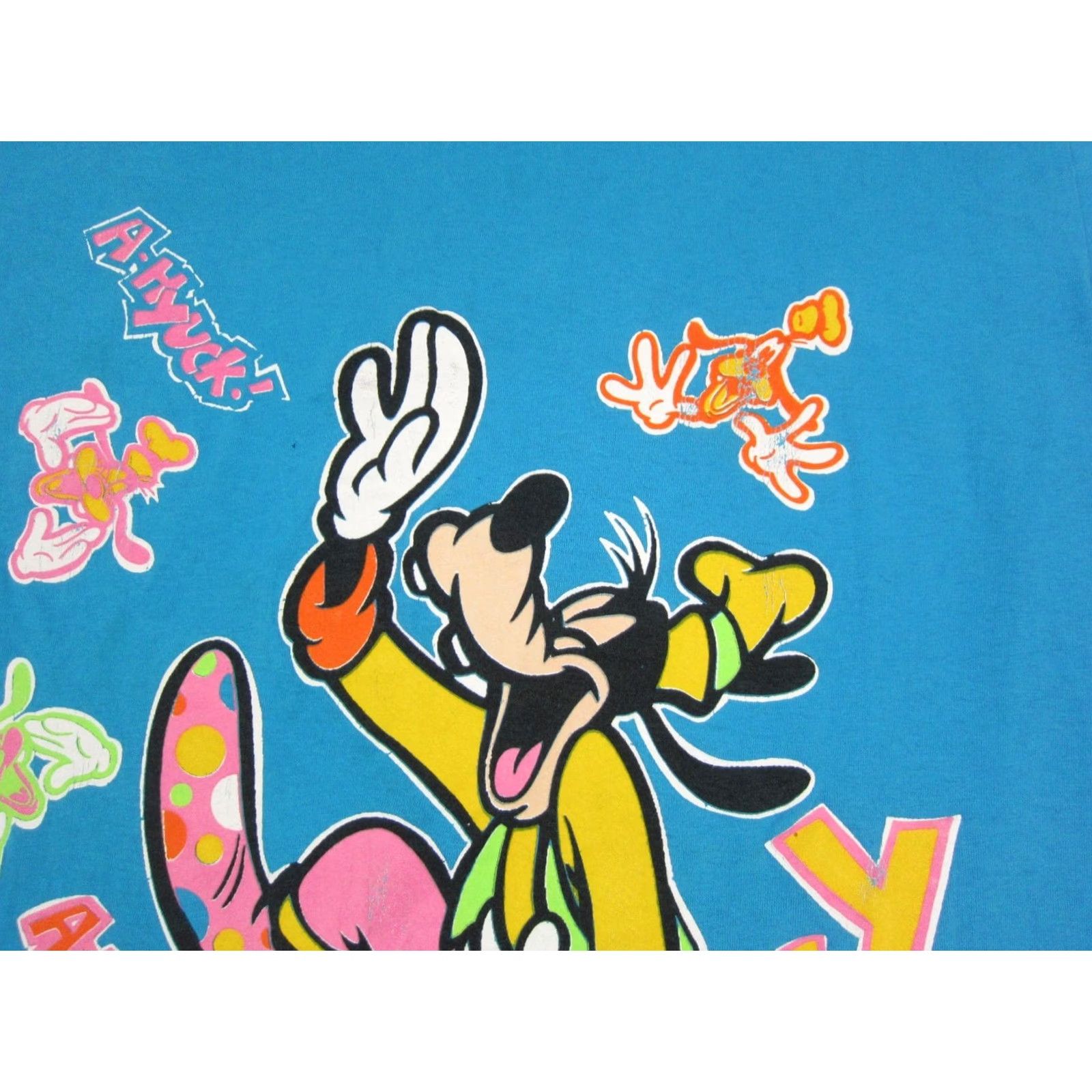 Disney VINTAGE Disney Goofy Shirt Mens One Size Blue 90s Cartoon USA Crew Neck Cotton T-Shirt Short Sleeve Size US M / EU 48-50 / 2 - 3 Thumbnail