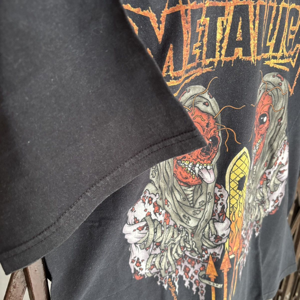 Metallica Vintage Metallica Pushead 2003 World Tour T shirt Size US L / EU 52-54 / 3 - 9 Thumbnail