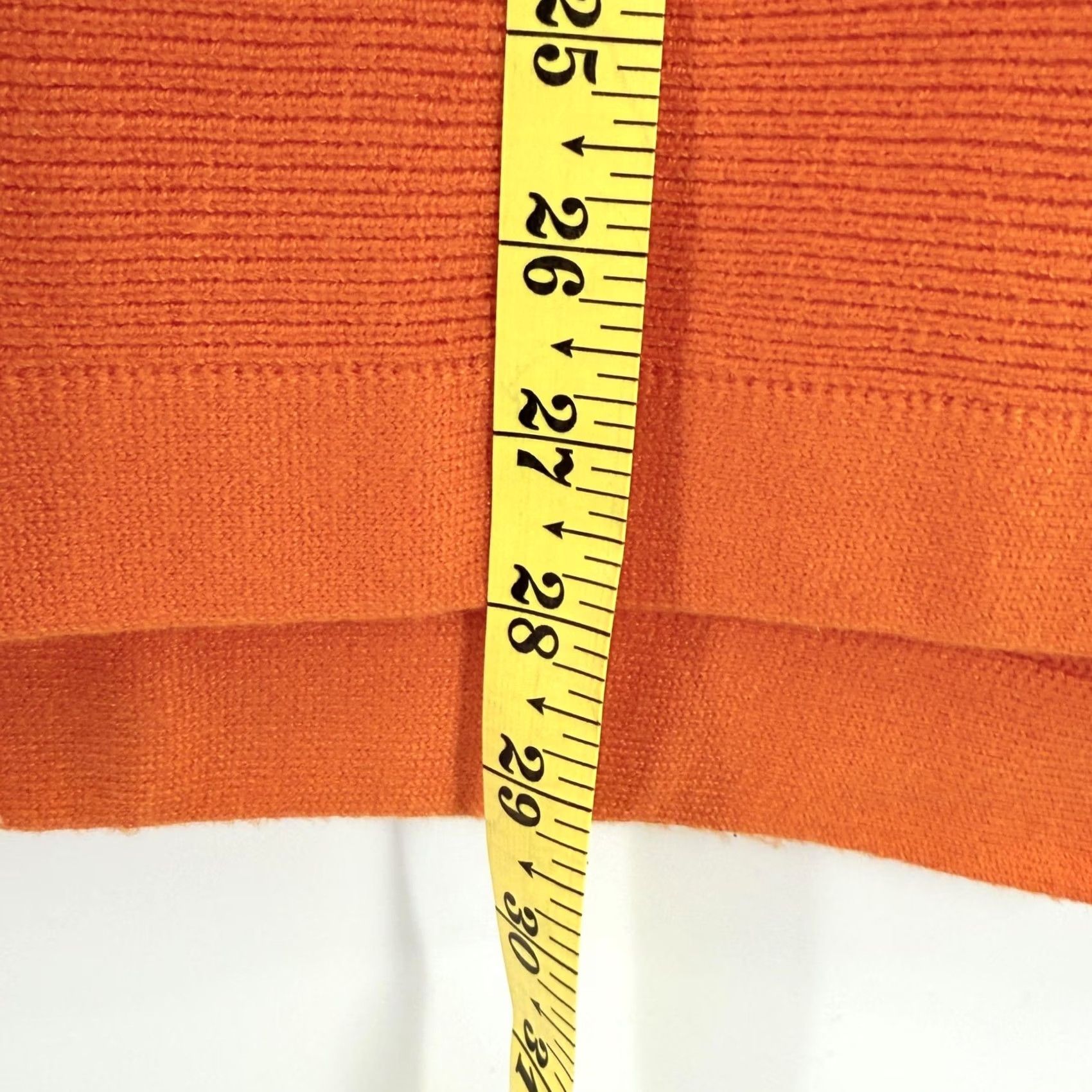 Vintage Lillusory Oversized Fall Sweater Medium Orange Ribbed Knit Pullover Mock Neck Split Hem Size M / US 6-8 / IT 42-44 - 2 Thumbnail
