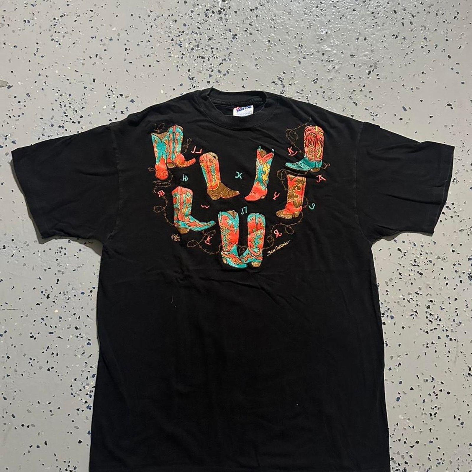 Hanes 1993 Single Stitch San Antonio Cowboy Tee Size US L / EU 52-54 / 3 - 1 Thumbnail