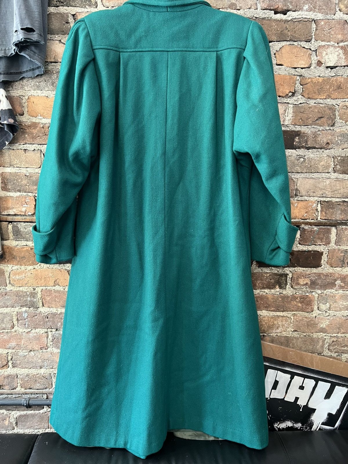Other Vintage 80s Jofeld Wool Coat Size L / US 10 / IT 46 - 4 Thumbnail