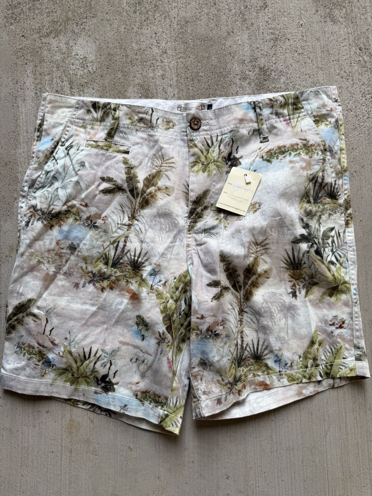 Other Oxford Lads Floral Shorts summer trees Size US 30 / EU 46 - 1 Thumbnail