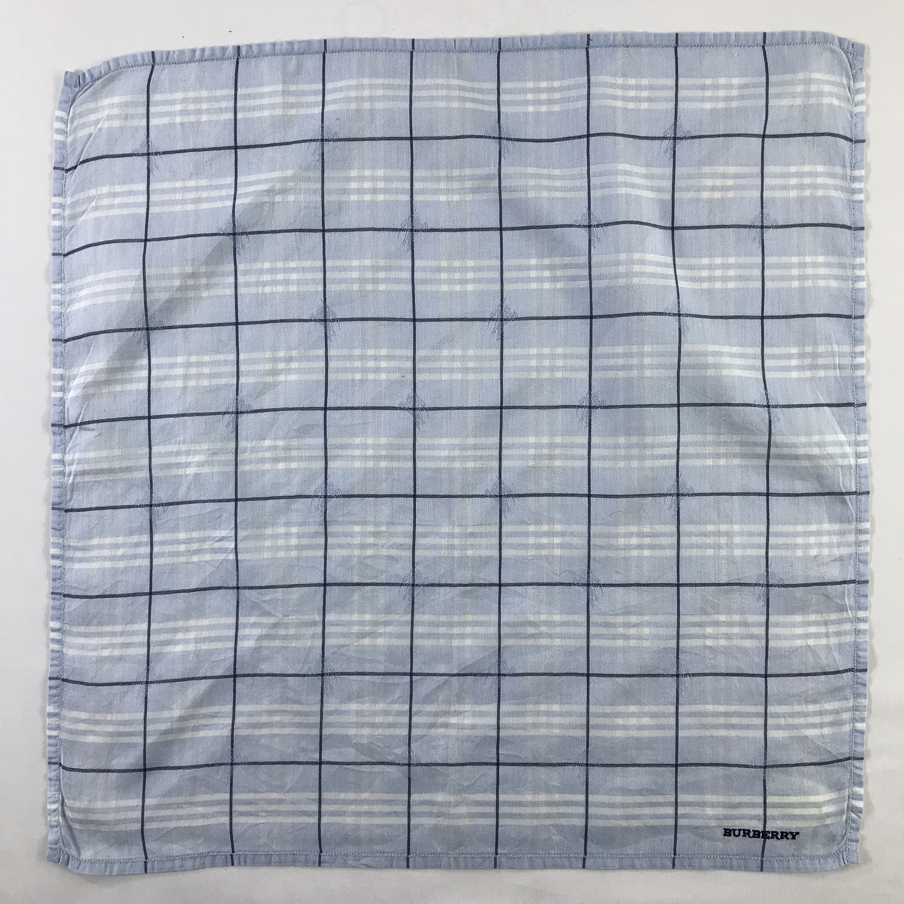 Burberry × Vintage Burberry Bandana / Handkerchief / Neckerchief - S541 Size ONE SIZE - 1 Thumbnail