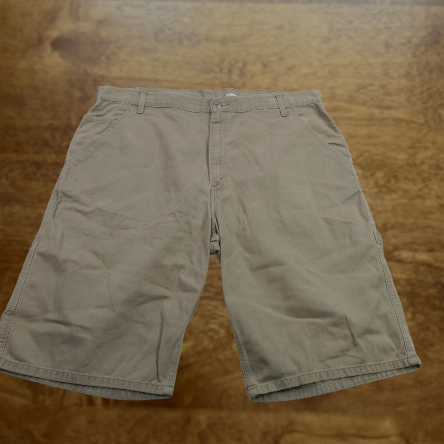 Levi's Levi's Shorts Mens 38 Cargo Pockets Hiking Button Outdoor Casual Camping Cargo Pocket Denim Beige 38 Mens Clothing Size US 38 / EU 54 - 1 Thumbnail