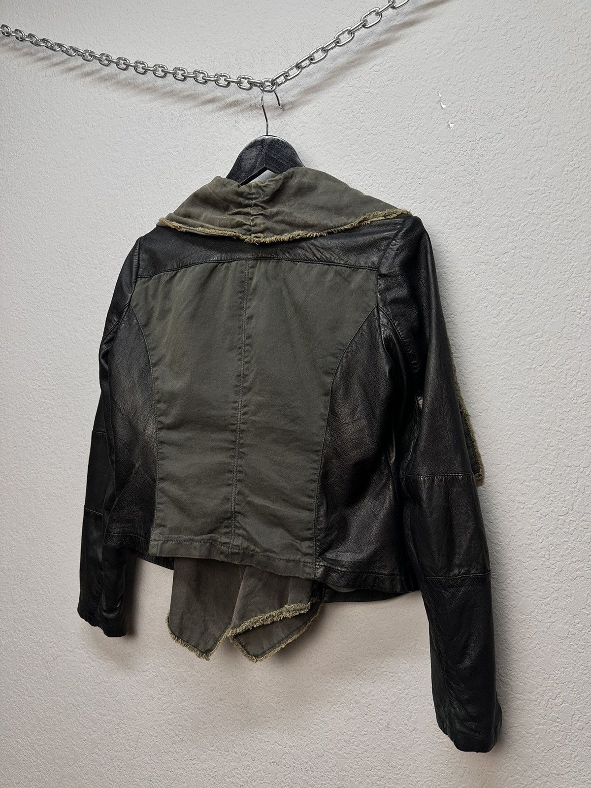 Marithe + Francois Girbaud Freaky Nations leather jacket Avantgarde Gothic Military Size M / US 6-8 / IT 42-44 - 12 Thumbnail