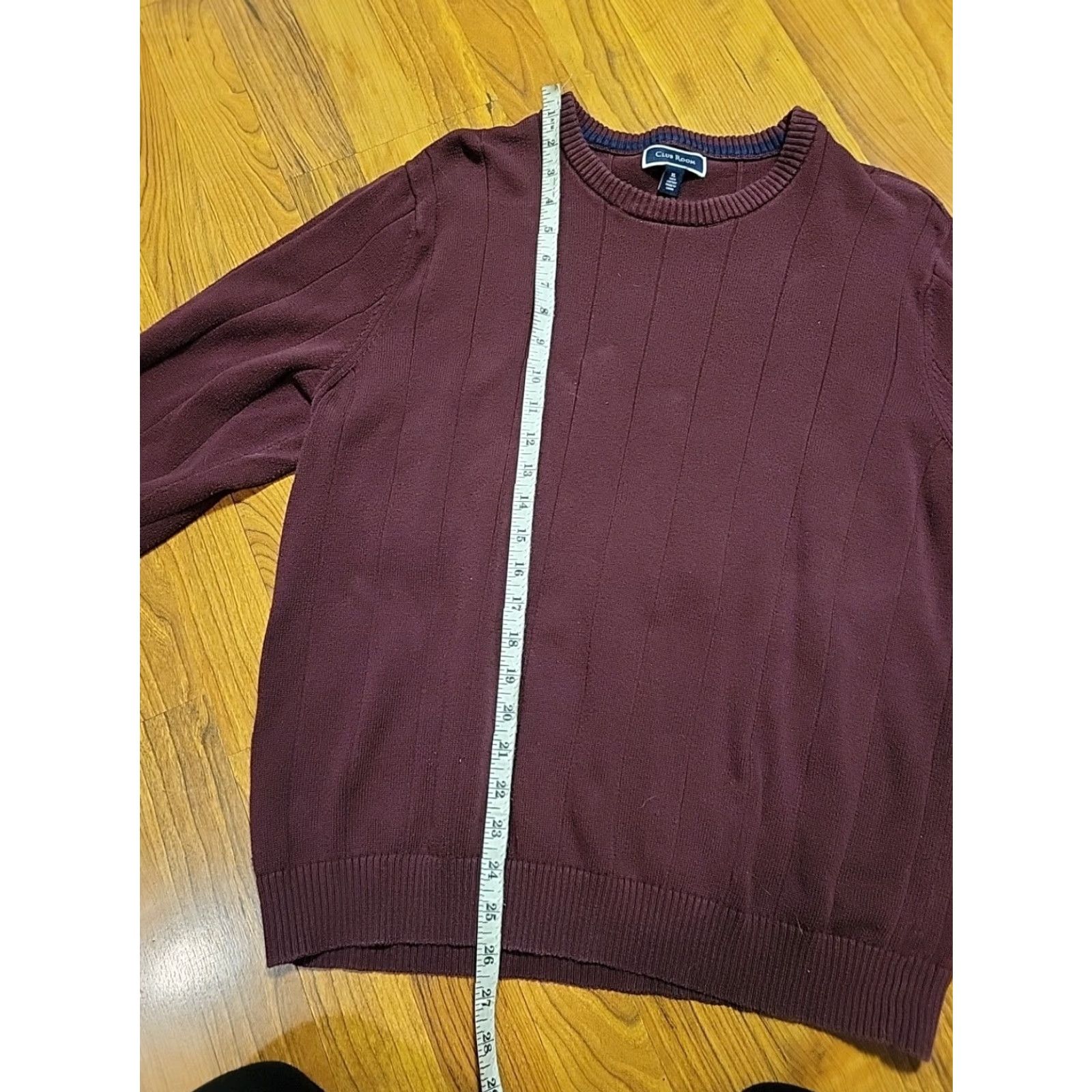 Club Room VINTAGE Club Room Pullover Cotton Sweater XL Burgundy 44" Chest Boho Mens 1990s Shirt Size US XL / EU 56 / 4 - 6 Thumbnail