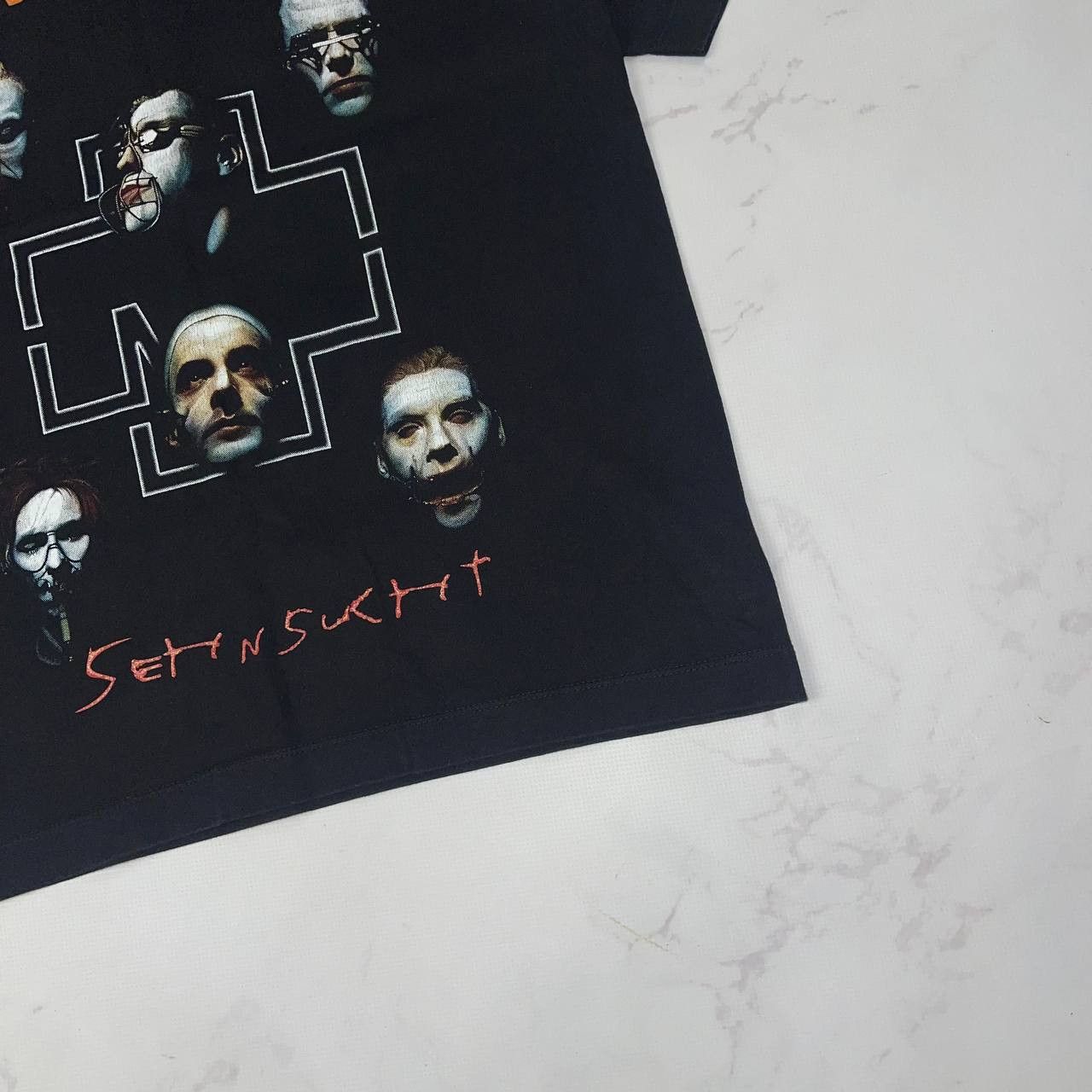 Vintage Vintage X Band Tees 90s Rammstein Sehnsucht T-shirt Sz S Size US S / EU 44-46 / 1 - 8 Thumbnail