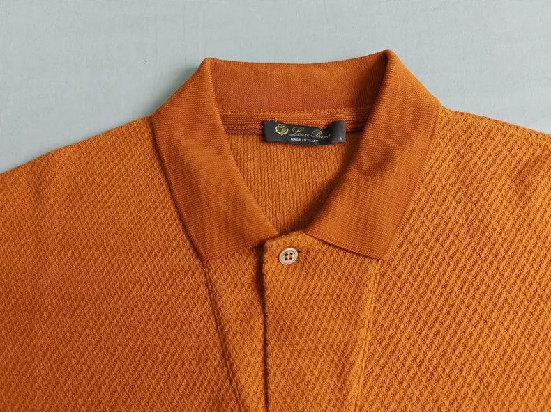 Loro Piana LORO PIANA Men's linen short-sleeve polo shirt Size US L / EU 52-54 / 3 - 2 Thumbnail