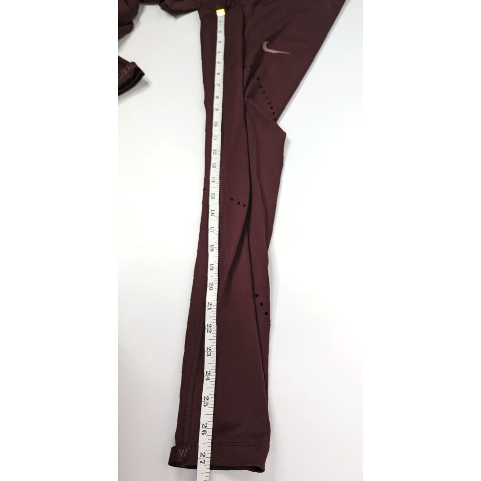 Nike Nike Pro Leggings Womens Medium Tights Sport Red Elastic Compression Athletic Training Activewear Fall Spring Summer Winter Size 32" / US 10 / IT 46 - 6 Thumbnail