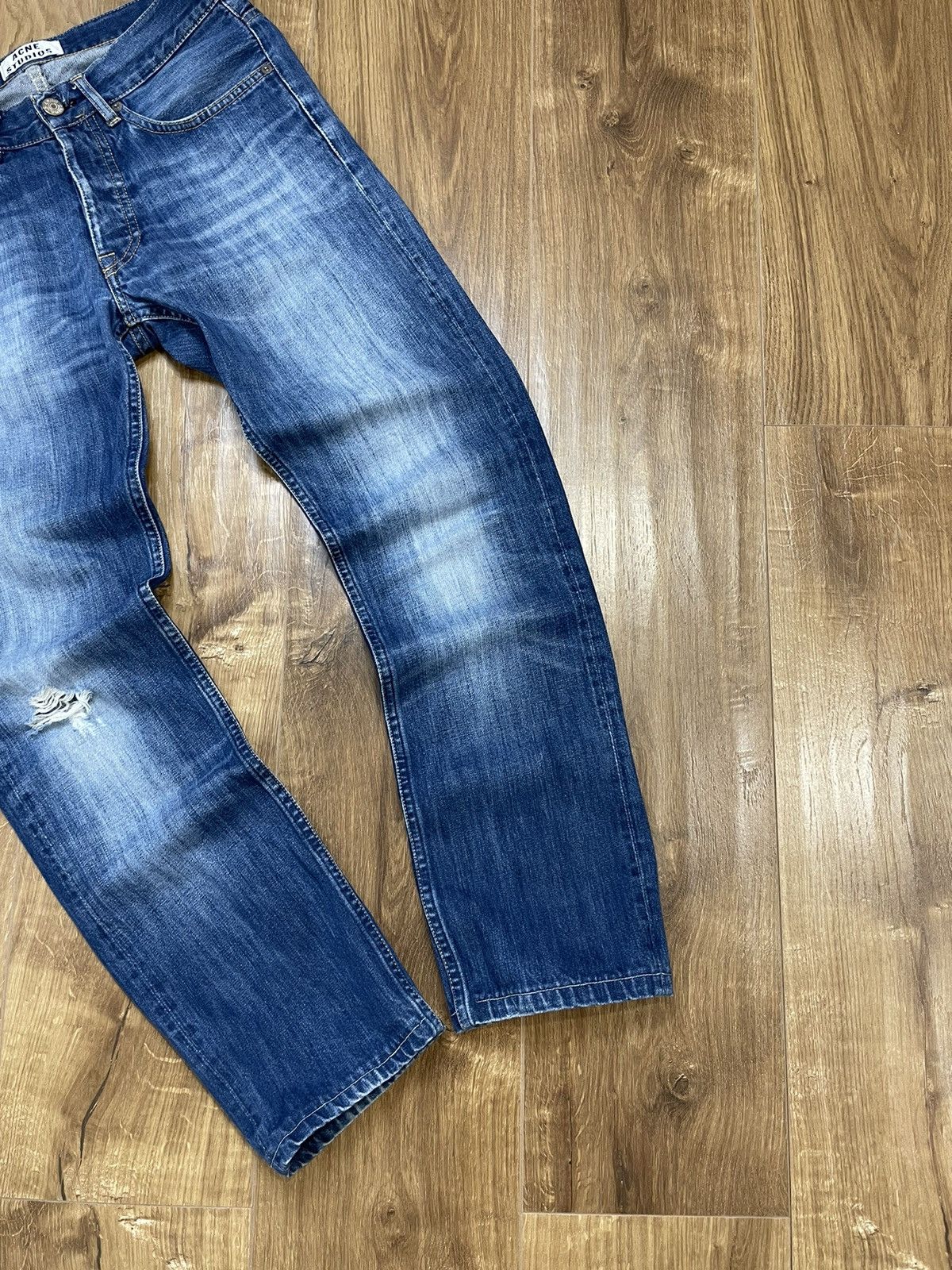 Acne Studios × Vintage Vintage Acne Studios RocVerakai Stonewashed Blue Denim Jeans Size US 30 / EU 46 - 2 Thumbnail