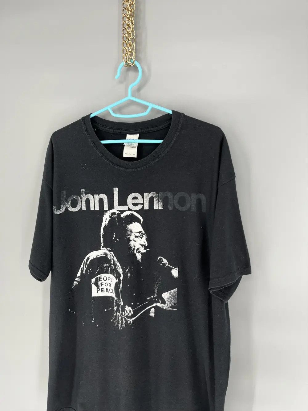 Band Tees RARE! Vintage 90s John Lennon Single Stitch The Beatles Size US XL / EU 56 / 4 - 5 Thumbnail