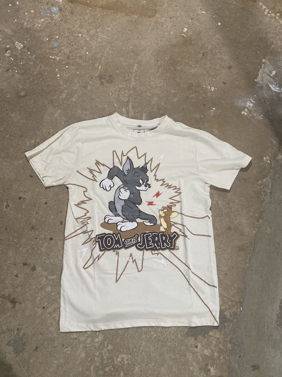 Japanese Brand × Southpole × Vintage Vintage Tom & Jerry Tan Shirt Size US M / EU 48-50 / 2 - 1 Thumbnail