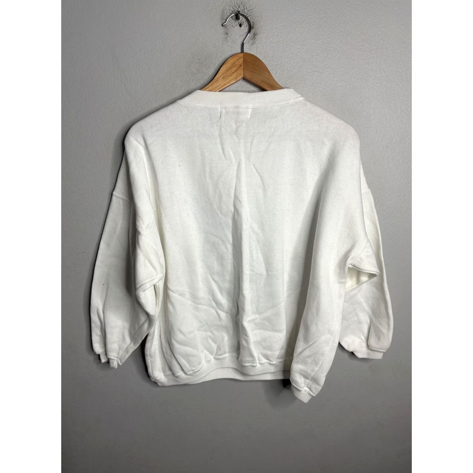 Energie VINTAGE Energie Sweatshirt Womens M White 100% Energie Climbers Graphic 90s Size M / US 6-8 / IT 42-44 - 6 Thumbnail