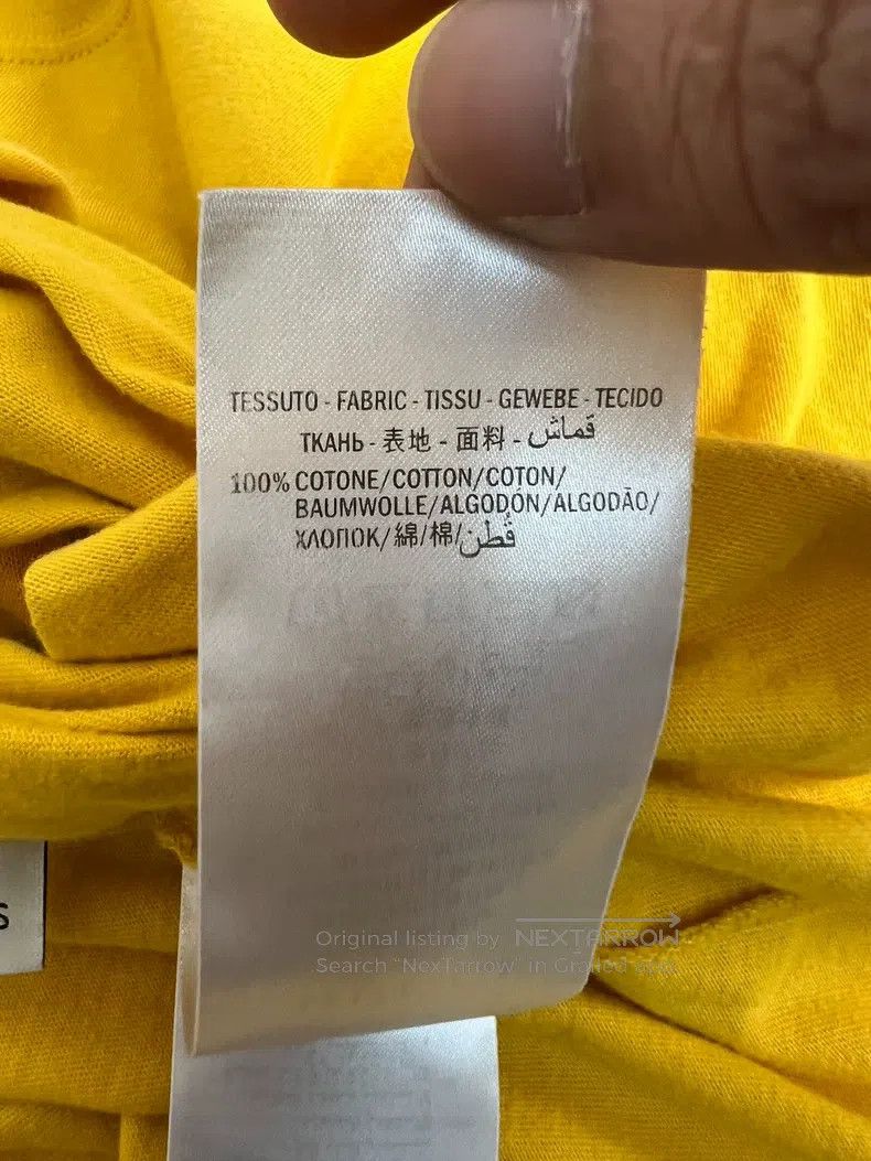 Gucci Gucci Yellow mirror logo short-sleeved T-shirt Size US S / EU 44-46 / 1 - 6 Thumbnail