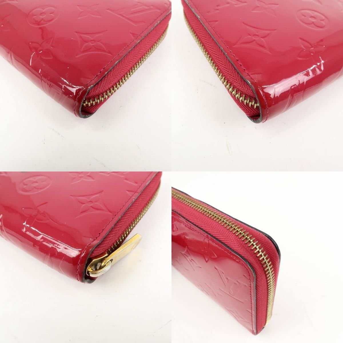 Louis Vuitton Louis Vuitton Monogram Vernis Zippy Wallet Patent Pink Size ONE SIZE - 4 Thumbnail
