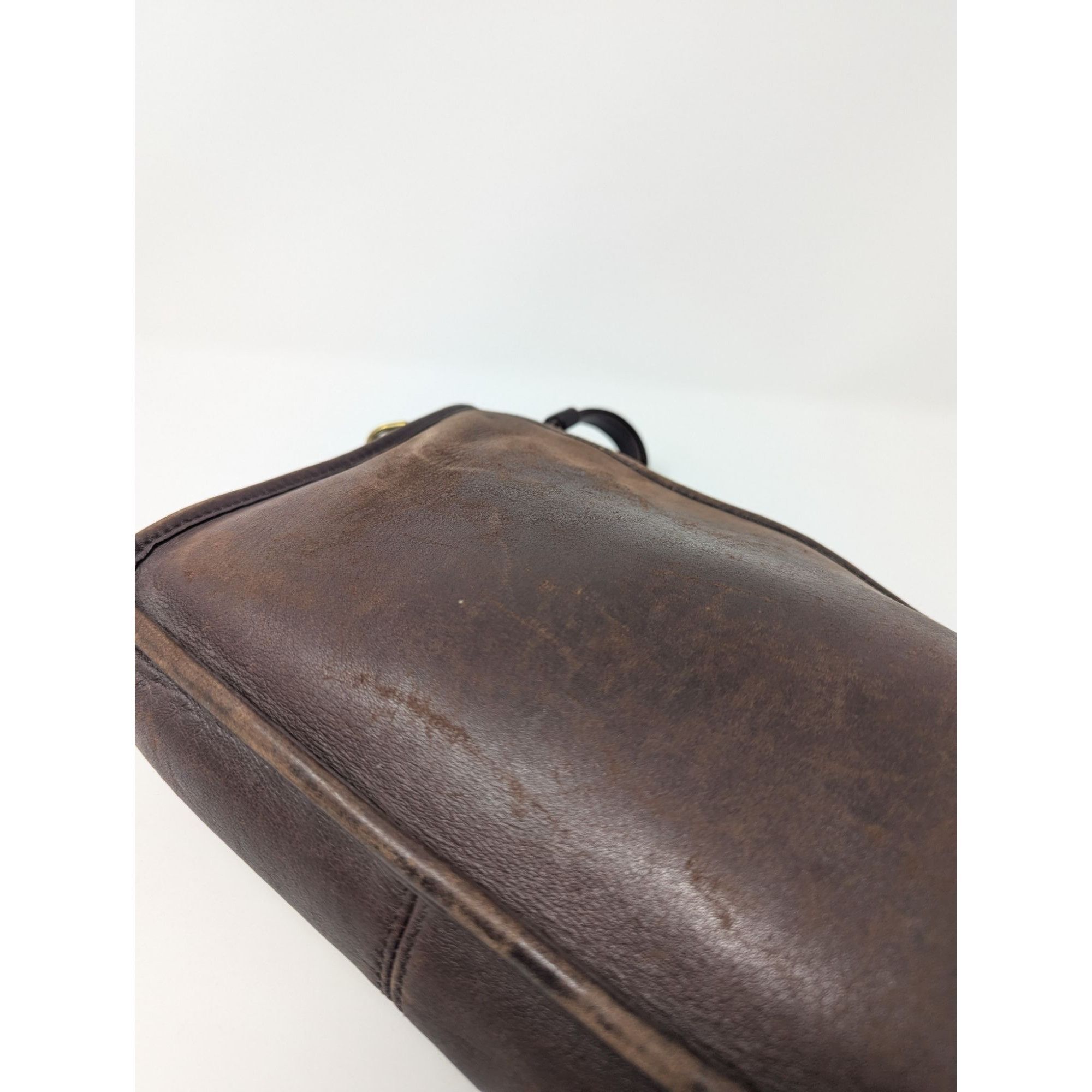 Coach True Vintage Coach NYC Basic Bag Brown Leather Crossbody Han Size ONE SIZE - 20 Thumbnail