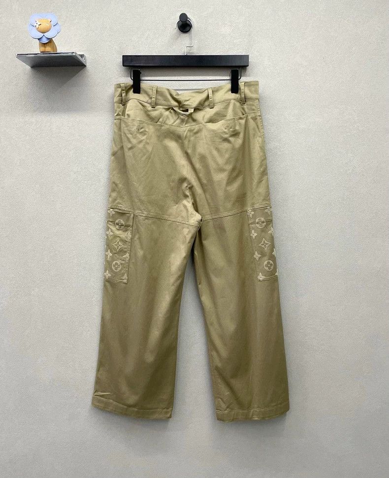 Louis Vuitton Louis Vuitton size US 50 Flocked khaki pants Size US 34 / EU 50 - 2 Thumbnail