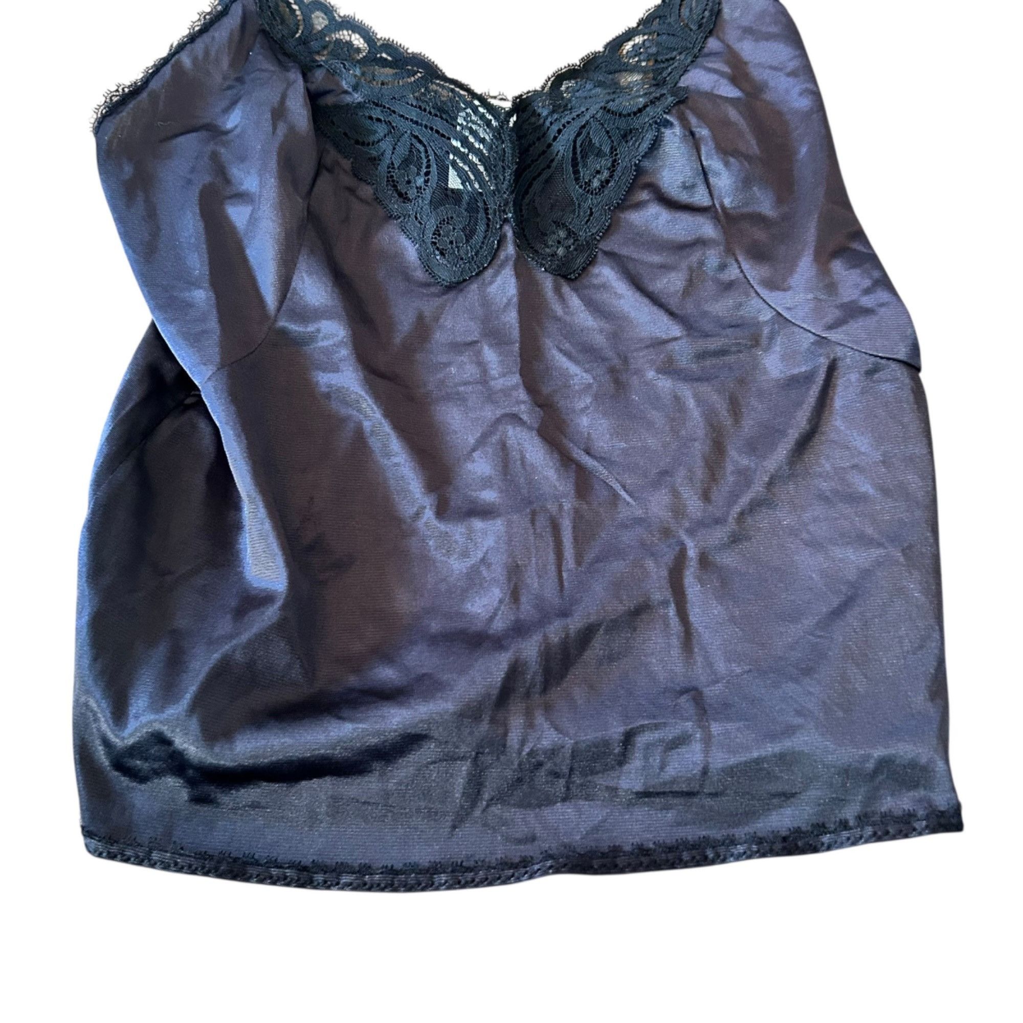 Vintage Vintage Body Lites Black Floral Lace Lingerie Camisole 34 Size XXS / US 00 / IT 34 - 2 Thumbnail