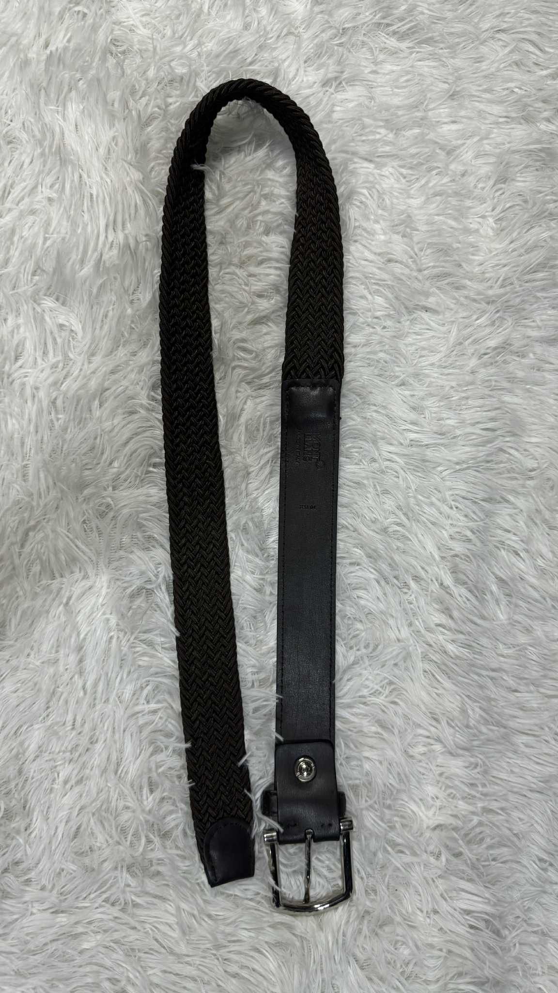 Montblanc Montblanc Genuine Leather Elastic Belt Men's Size 36 - 10 Thumbnail