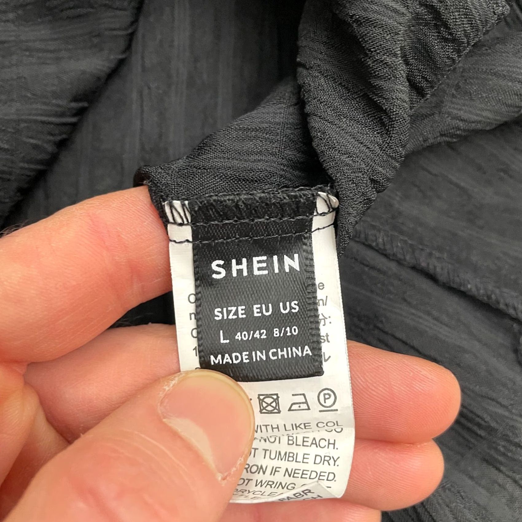 Shein VINTAGE not applicable? Original shows No. Cannot determine vintage. Size L / US 10 / IT 46 - 3 Thumbnail
