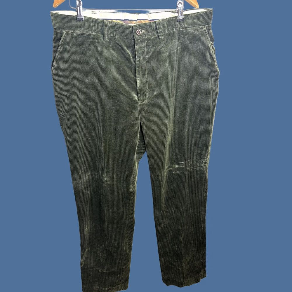 Polo Ralph Lauren Polo Ralph Lauren Prospect Corduroy Pants 38x32 Green 100% Cotton Zip Fly Mens Size US M / EU 48-50 / 2 - 1 Thumbnail