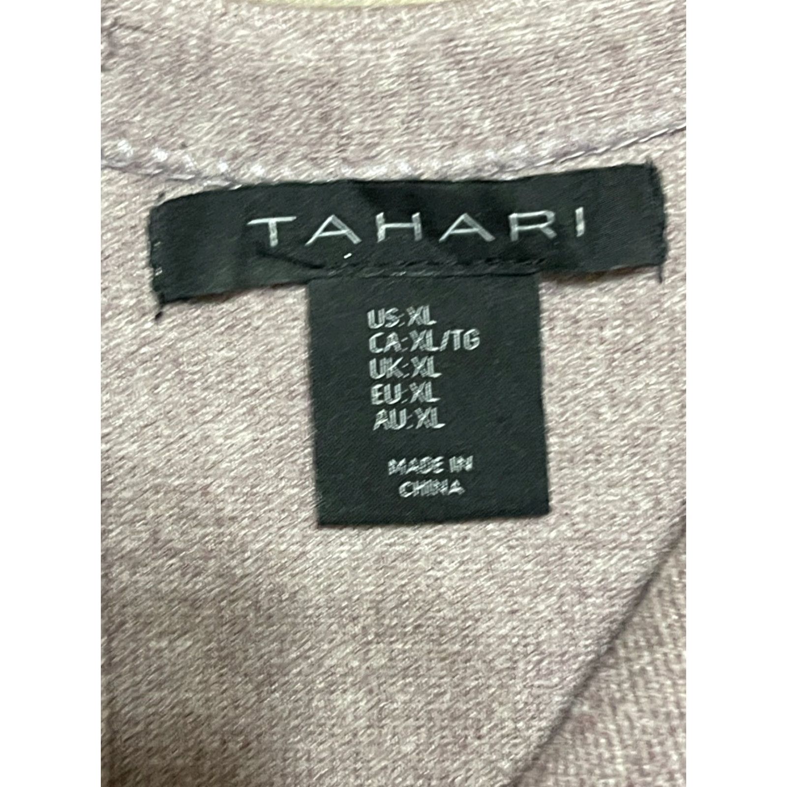 Vintage Tahari Sweater, Women's Size XL, Purple, 3/4 Sleeve, Back Zip, Pullover, Regular, Casual, Fall, Spring, Summer, Women Size XL / US 12-14 / IT 48-50 - 5 Thumbnail