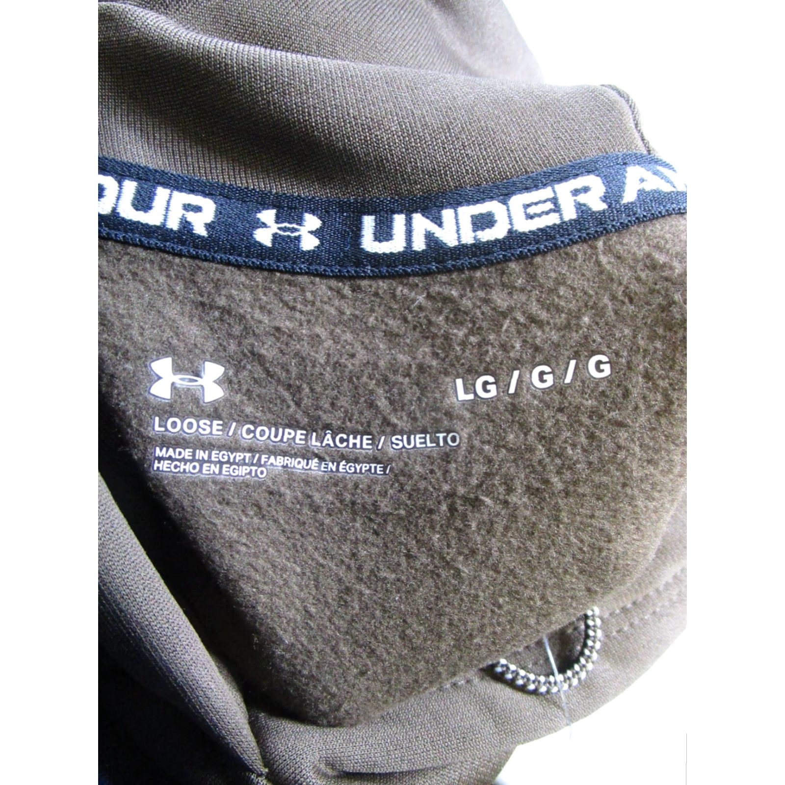 Under Armour Under Armour Storm Hoodie Womens Large Brown Pullover Logo Activewear Gym & Training Size L / US 10 / IT 46 - 4 Thumbnail