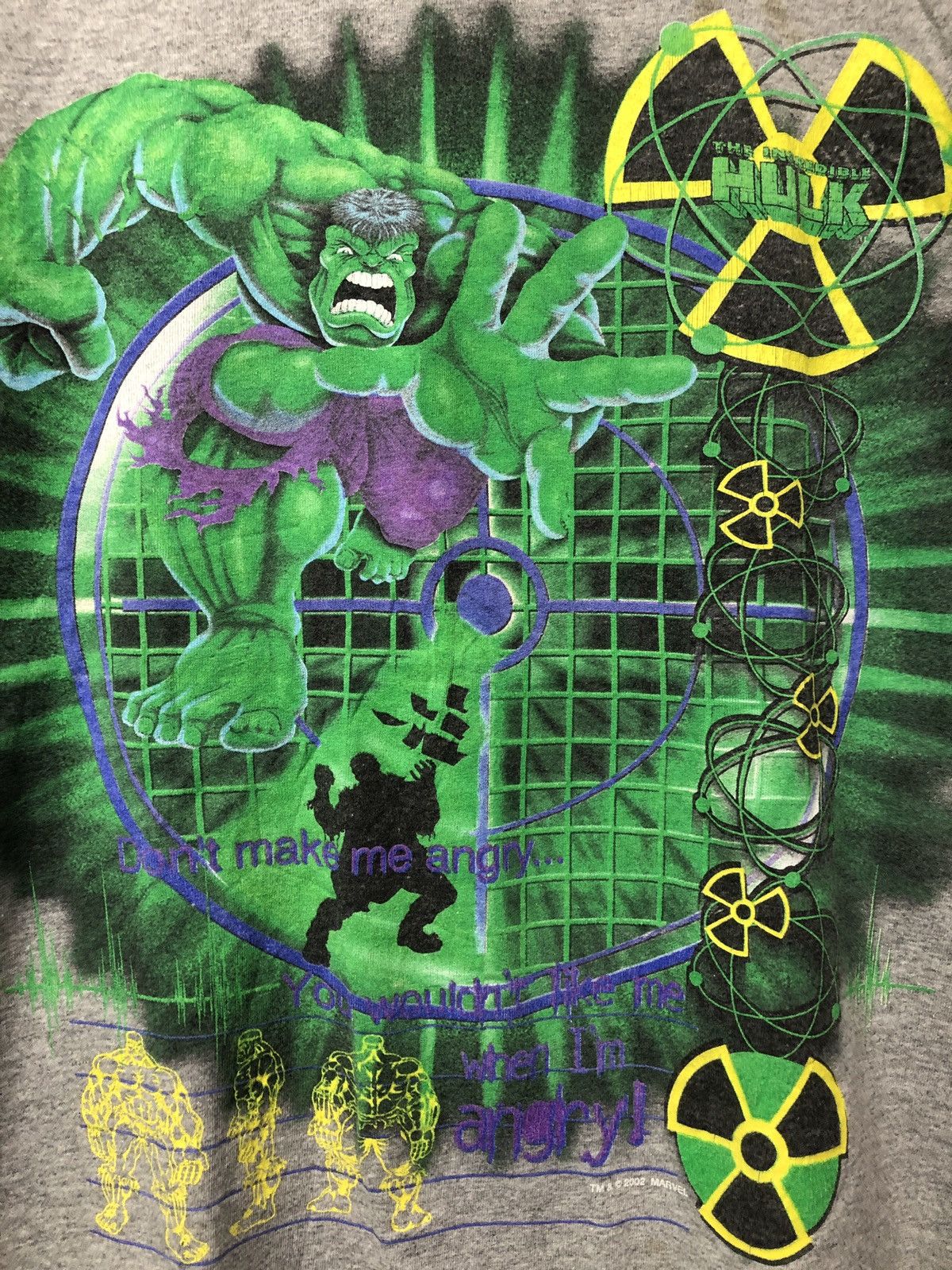 Marvel Comics × Vintage Vintage Hulk Marvel 2002 T-Shirt Size US XL / EU 56 / 4 - 2 Thumbnail