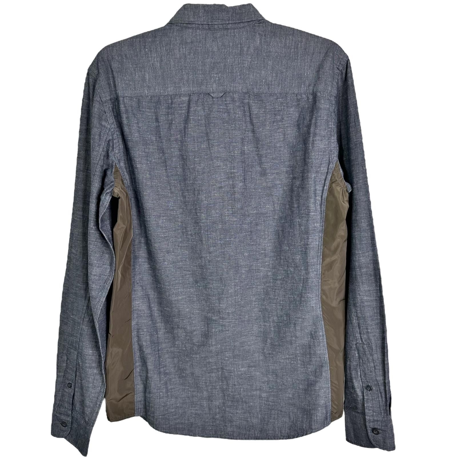 Allsaints NEW AllSaints Long Sleeve Button-Up Shirt Blue Men’s S Size US S / EU 44-46 / 1 - 2 Thumbnail