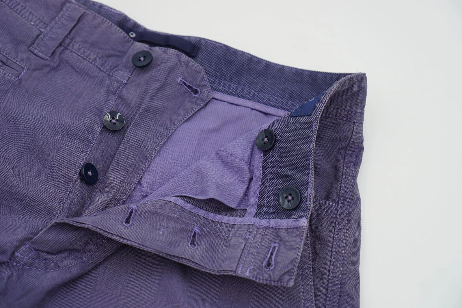 Suitsupply Men Suitsupply Cargo Pants Purple Casual Size UK/US34 Size US 34 / EU 50 - 3 Thumbnail