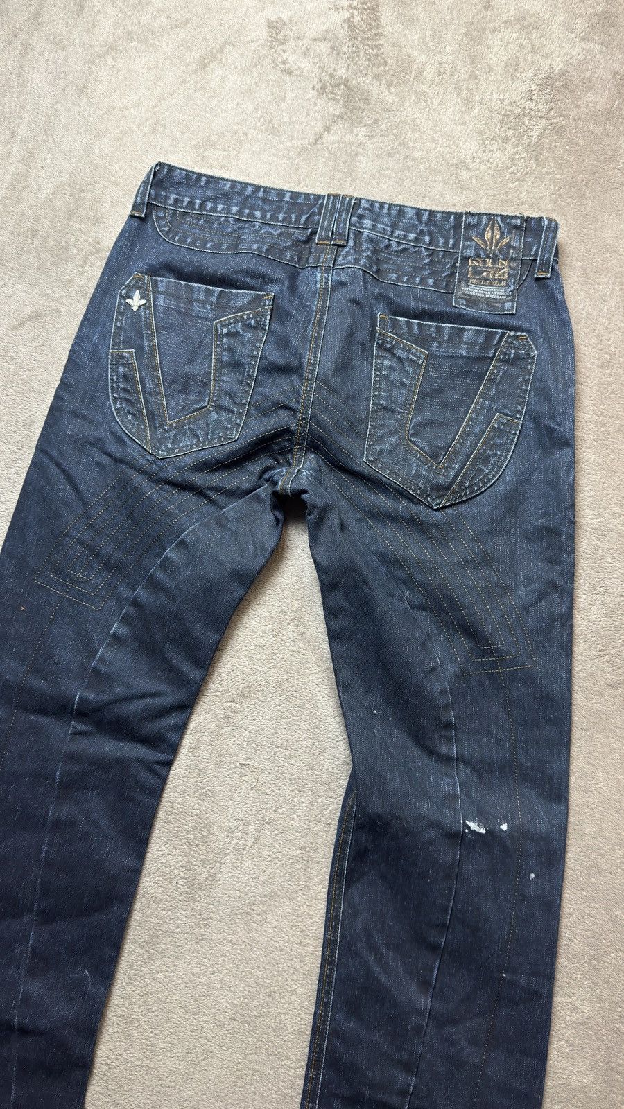 Vintage Straight Wash Jeans Y2K diesel armani lgb ifsixwasnine d&g Size US 32 / EU 48 - 4 Thumbnail